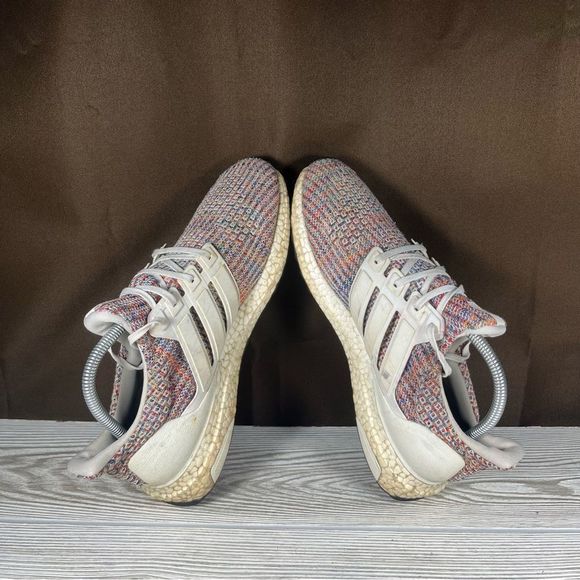 Adidas UltraBoost 4.0 White Multi Running Shoe Athletic Sneaker Women's 9.5 - Picture 5 of 8